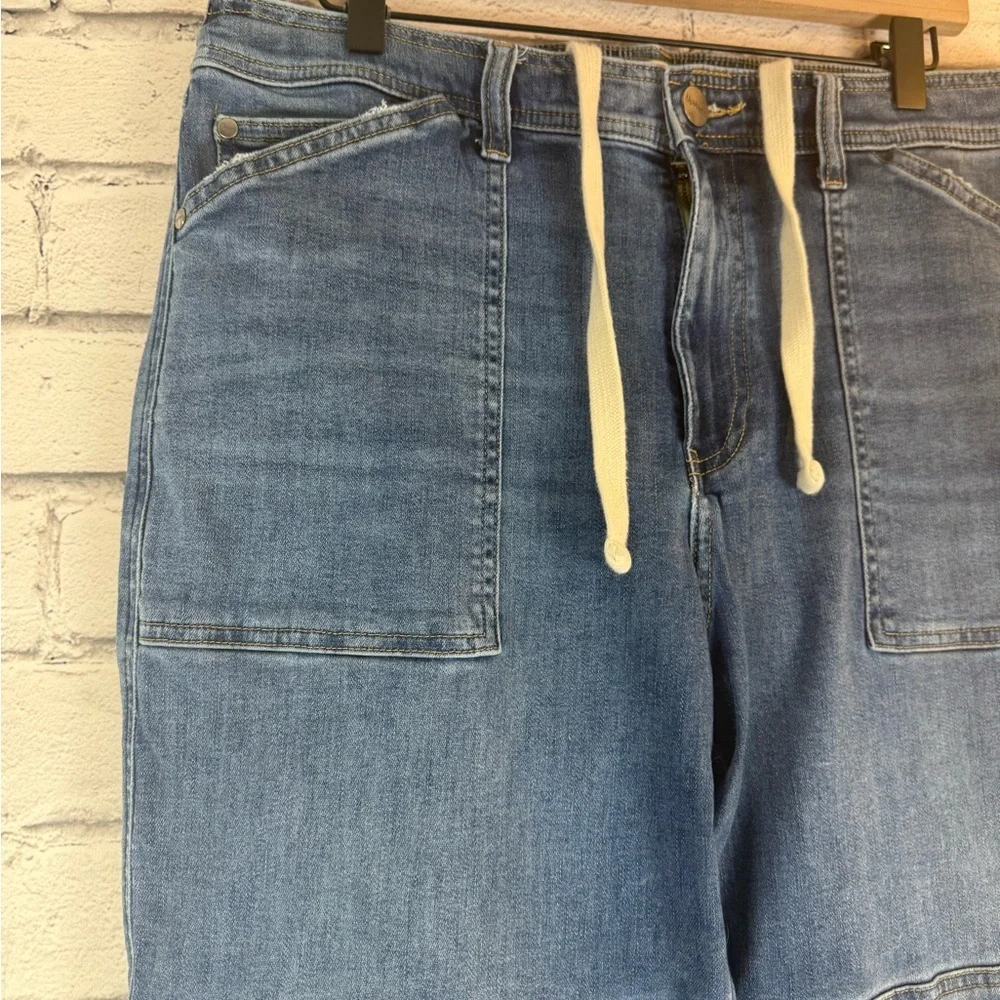 Upwest Men’s Vintage Wash Carpenter Utility Jeans Slim Straight Size Large EUC